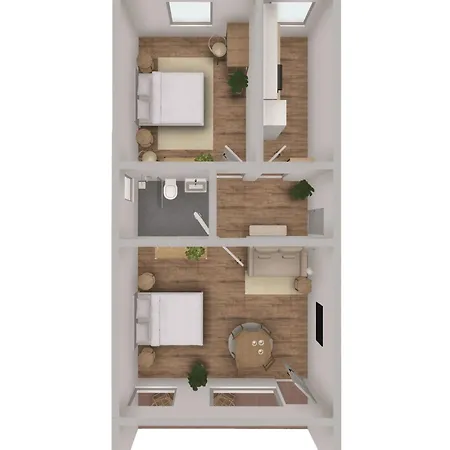 Gemuetlich L Zentral L Parken L Universitaet L Balkon I Fuer 6