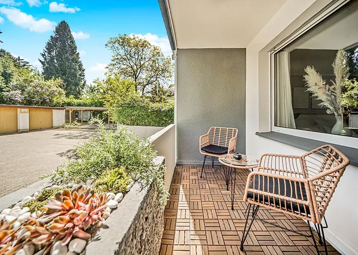 Für 6 L Zentral L Parken L Universität L Balkon Apartment Bochum